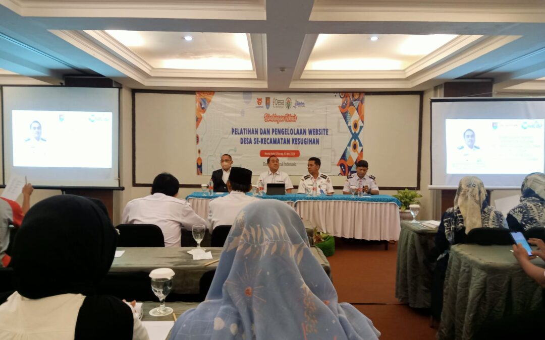 Pengelolaan Website Desa di Kecamatan Kesugihan Meningkatkan Akses Informasi Masyarakat