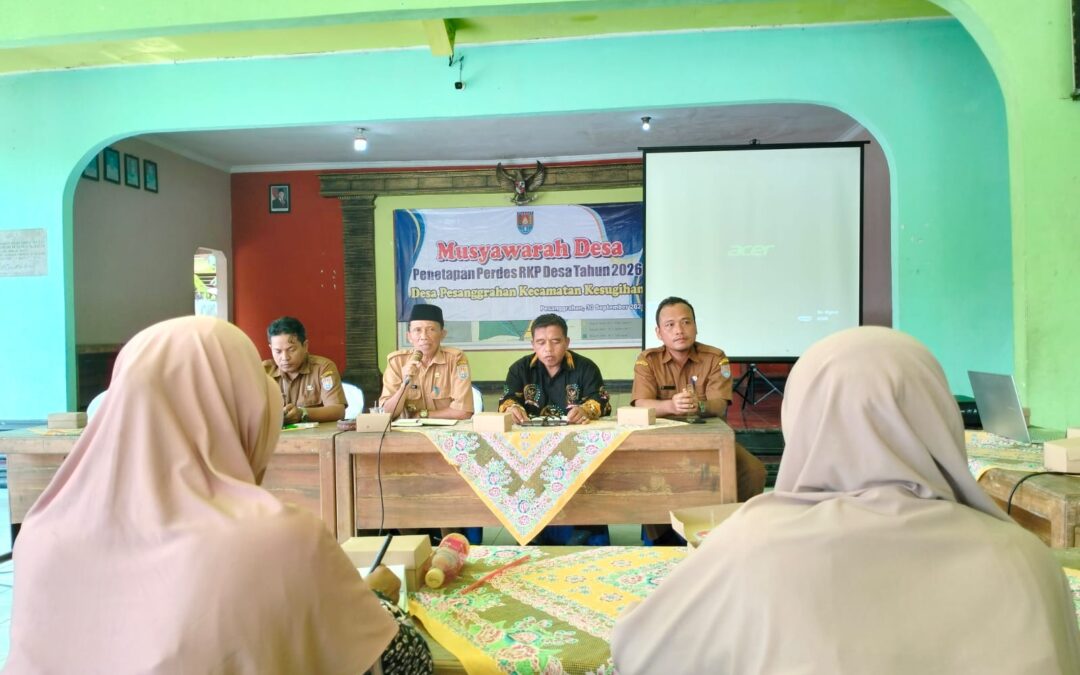 Musyawarah Desa Penetapan Perdes RKP Desa Tahun 2026